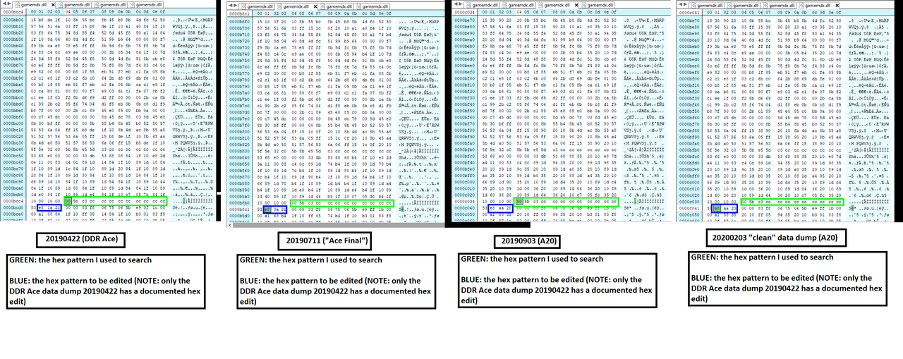 Hex Edit for Lights Set 01 (Untested)