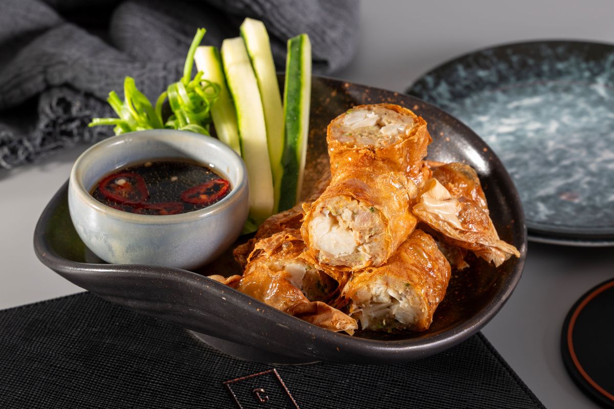 Crispy Crab Bean Curd Rolls