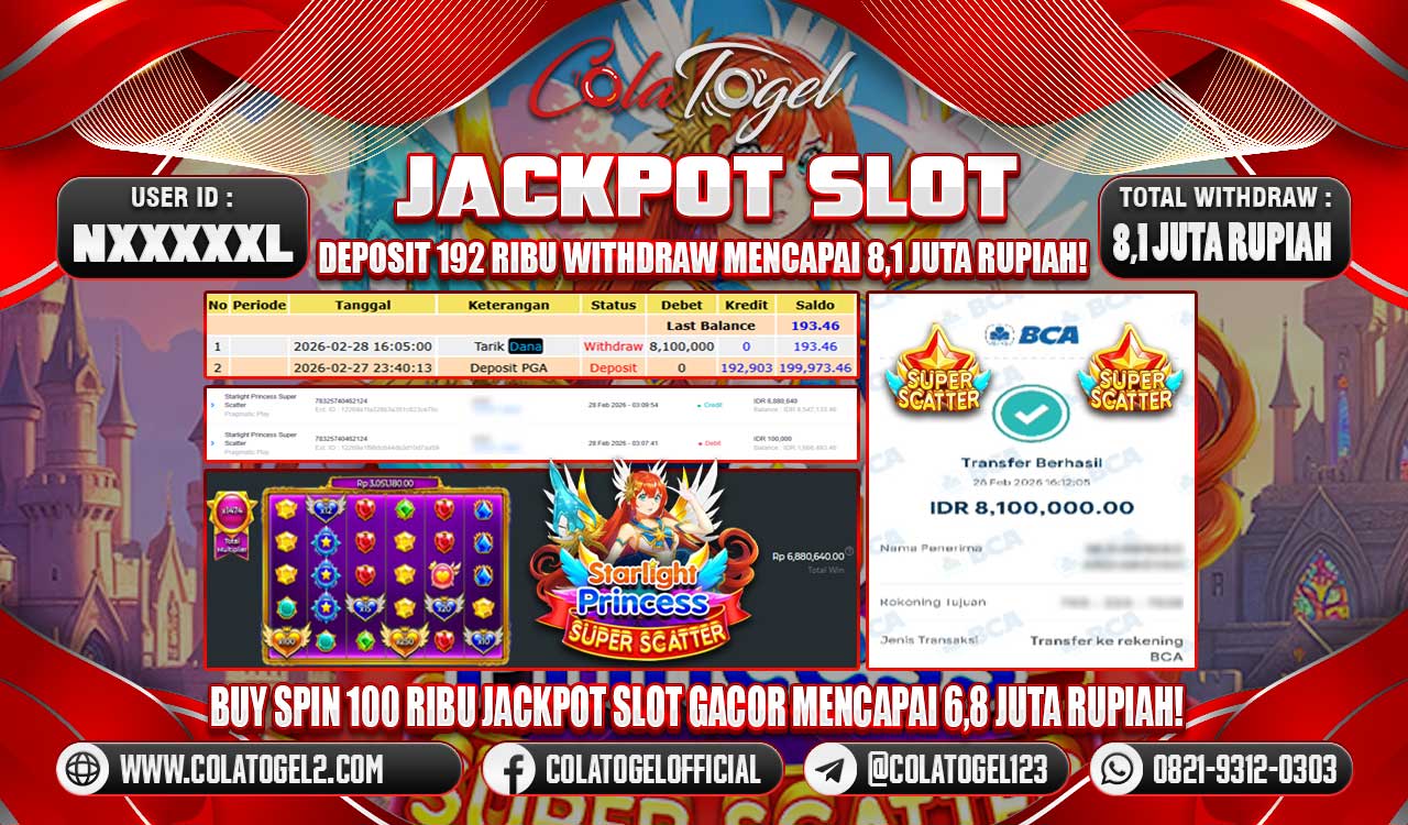 JACKPOT SLOT GACOR!!