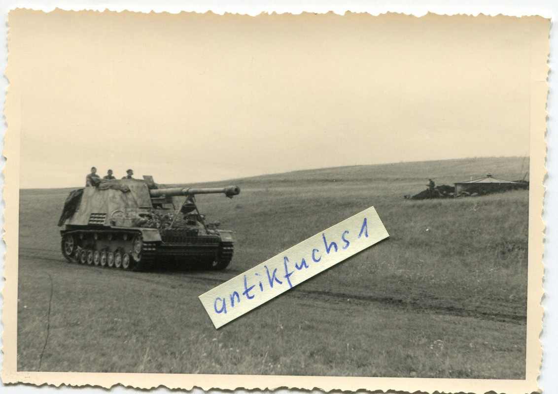 SfL- Panzer-Jäger vom Nashorn  Hornisse 1944 mit Tarnanstrich