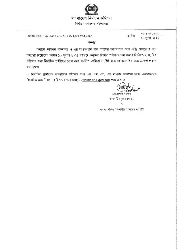 ECS-Data-Entry-Operator-Written-Exam-Result-2026-PDF-01