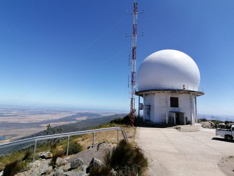 Kapteinskop is on the mountains just above Aurora. 996m above sea level