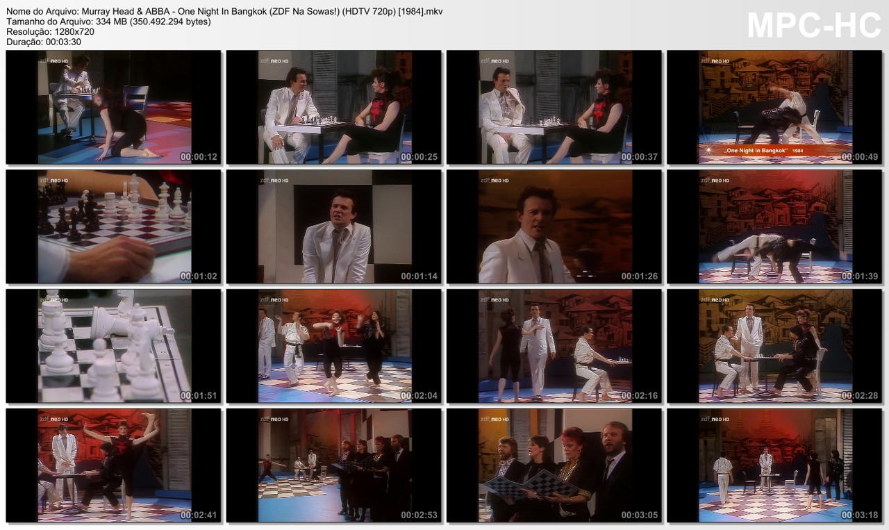 Murray Head & ABBA - One Night In Bangkok (ZDF Na Sowas!) (HDTV 720p) [1984]