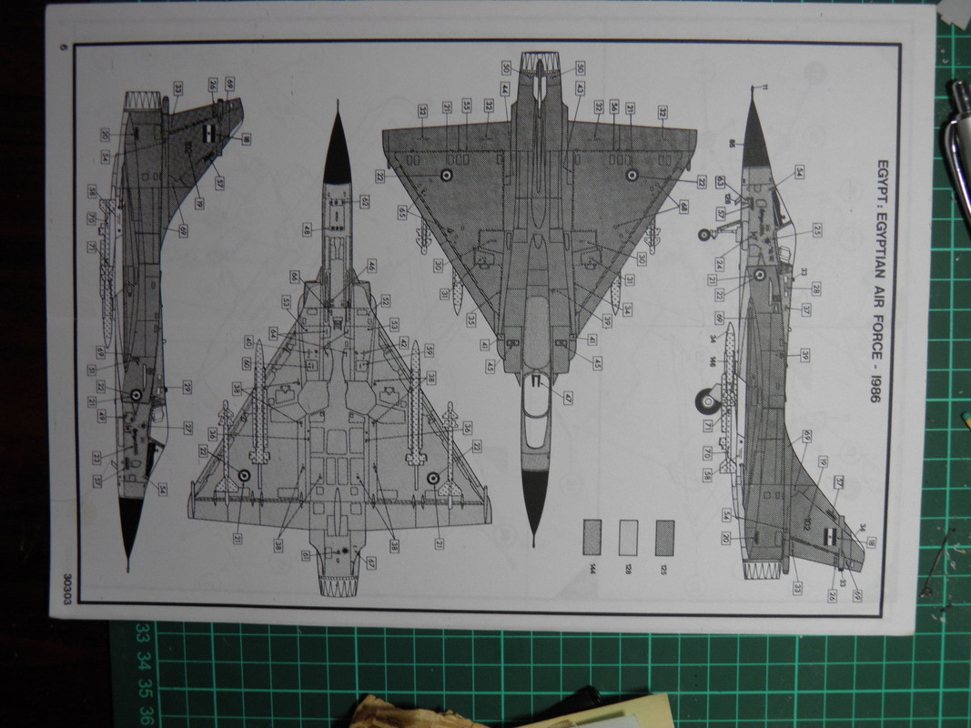 DASSAULT MIRAGE 2000 C 1/72ème Réf 80303 Notice P6293636