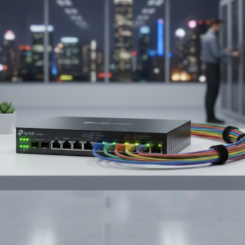 Roteador Tp-Link Er7212Pc Gigabit Vpn Omada 3 Em 1