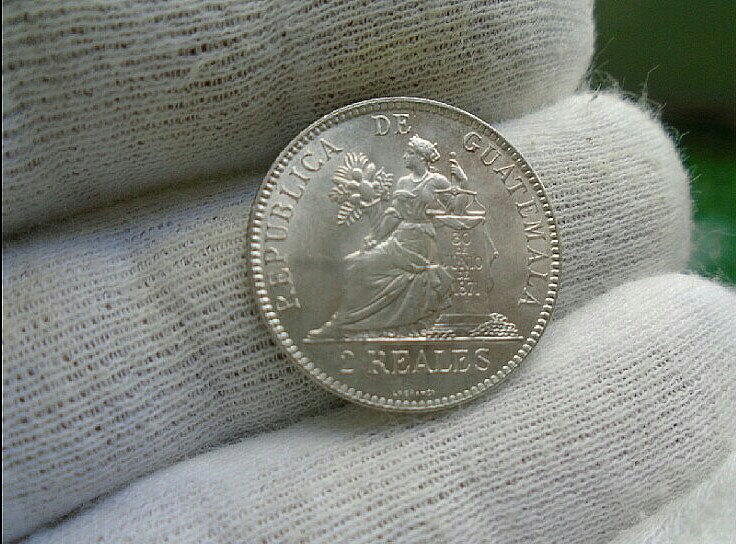 2 Reales de 1898. República de Guatemala. 20191215-122330