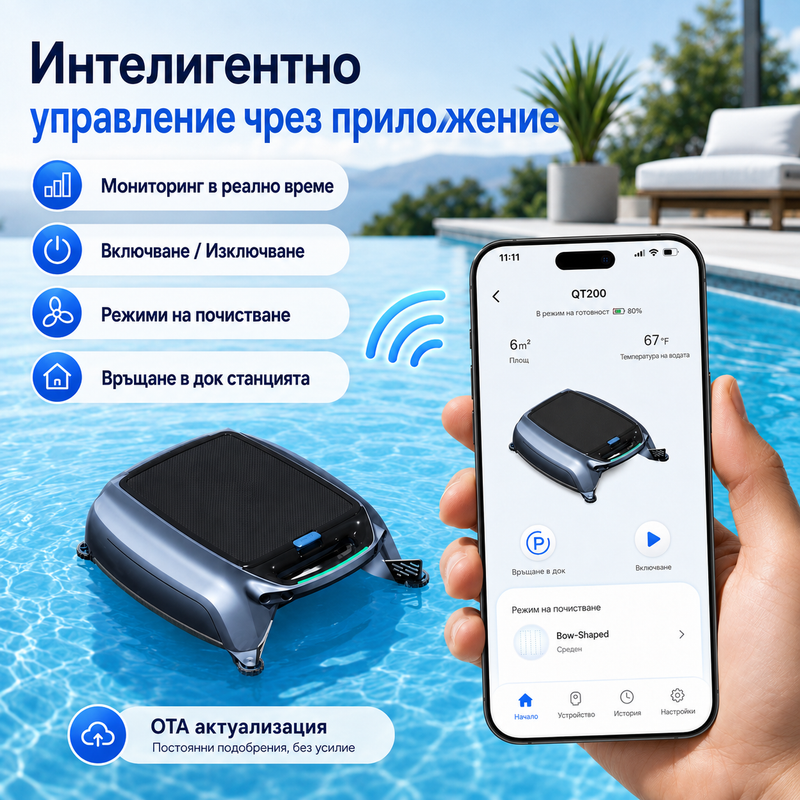robot curatare piscina airrobo qt200 - descriere 2