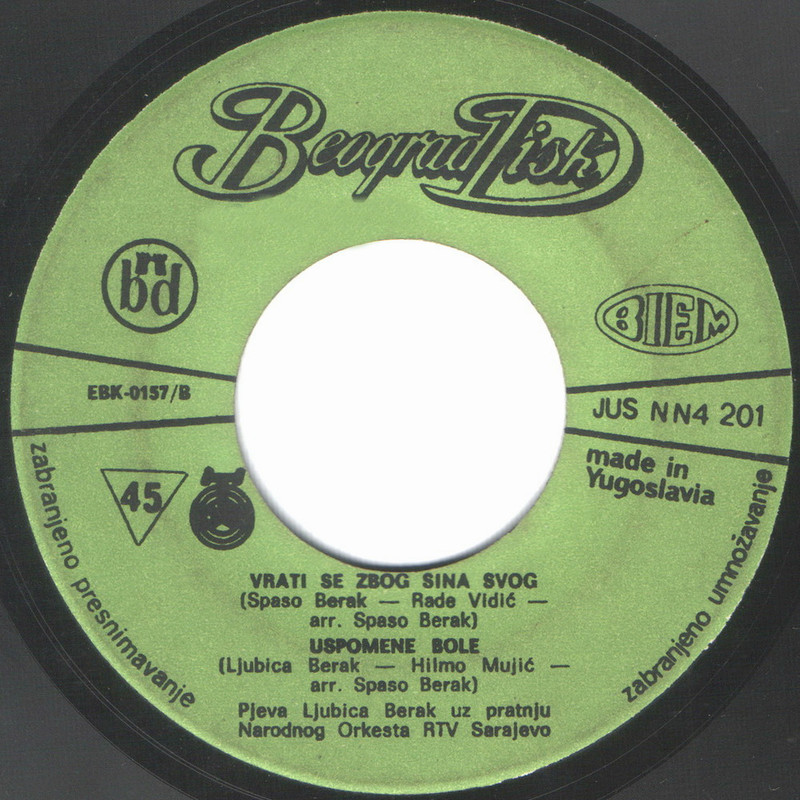 Ljubica Berak 1970 sB