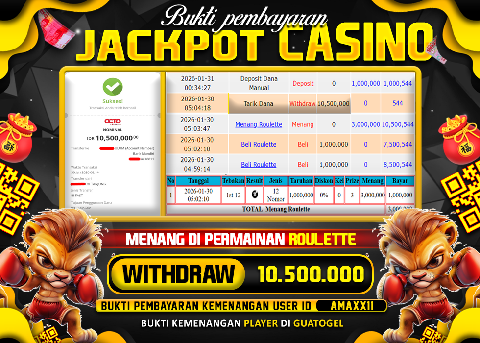 BUKTI JACKPOT LUNAS GUATOGEL