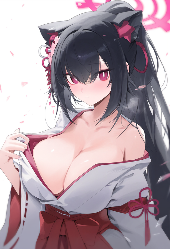 1girl, serika (new year), [[[[[[blue archive]]]]]], mikozin, NDGD, ohlia, {kobay s-2343185725