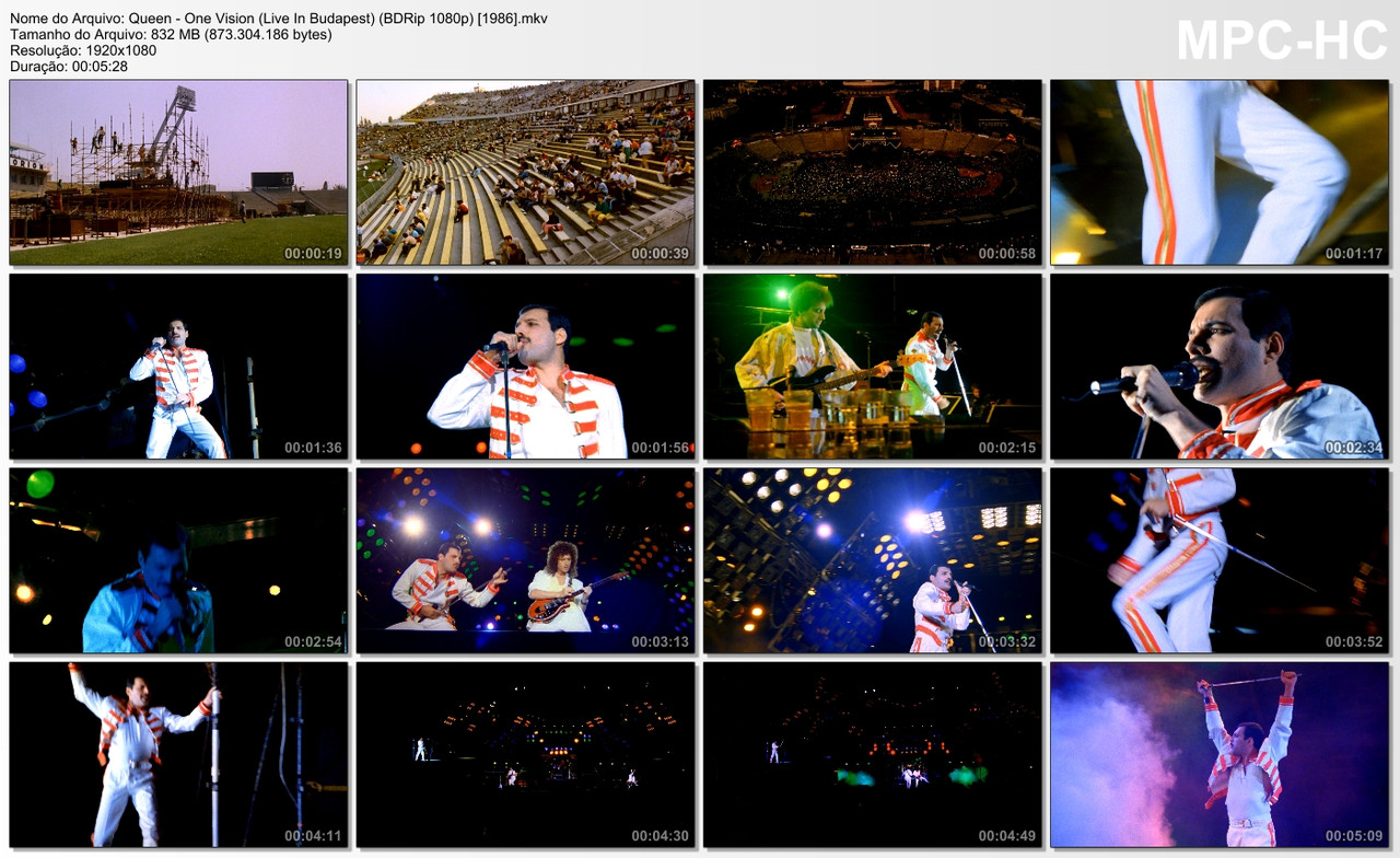 Queen - One Vision (Live In Budapest) (BDRip 1080p) [1986]