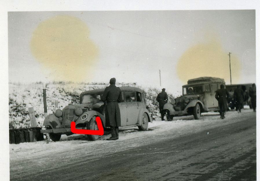 Russland PKW Auto Kübelwagen Winterkampf Wappen 