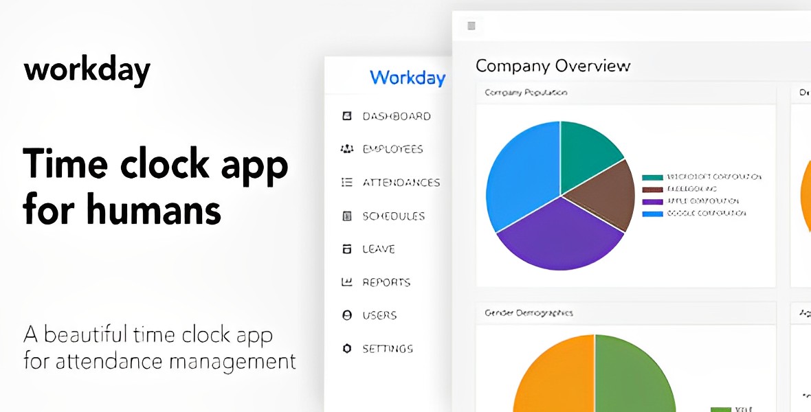 Workday A Time Clock Application For Employees PHP Bliter GPL