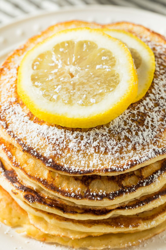 Lemon ricotta pancakes