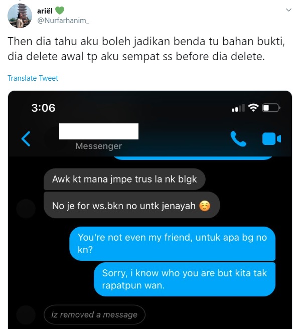 Unggahan Ariel 