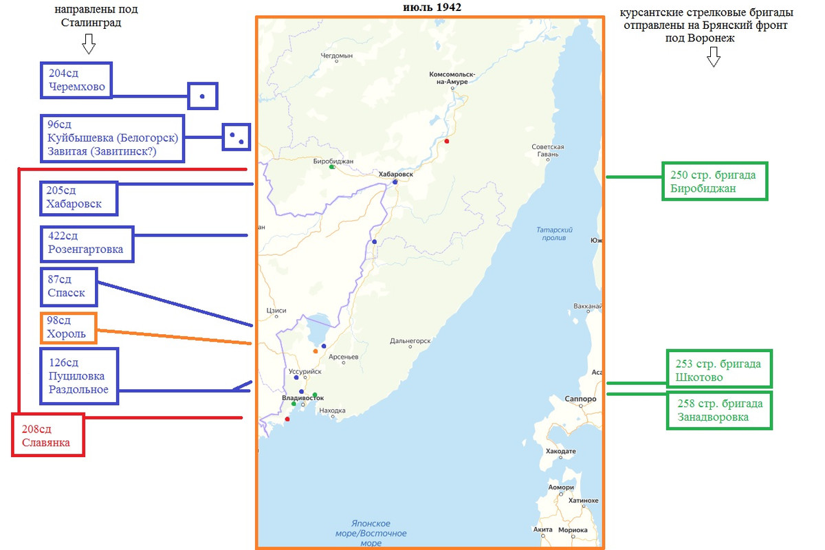 дивизии дальнего востока