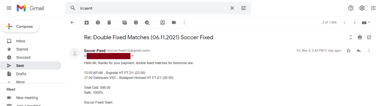 Fixed Matches Sportal Tips