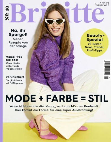Cover: Brigitte Frauenmagazin No 07 vom 24  April 2024