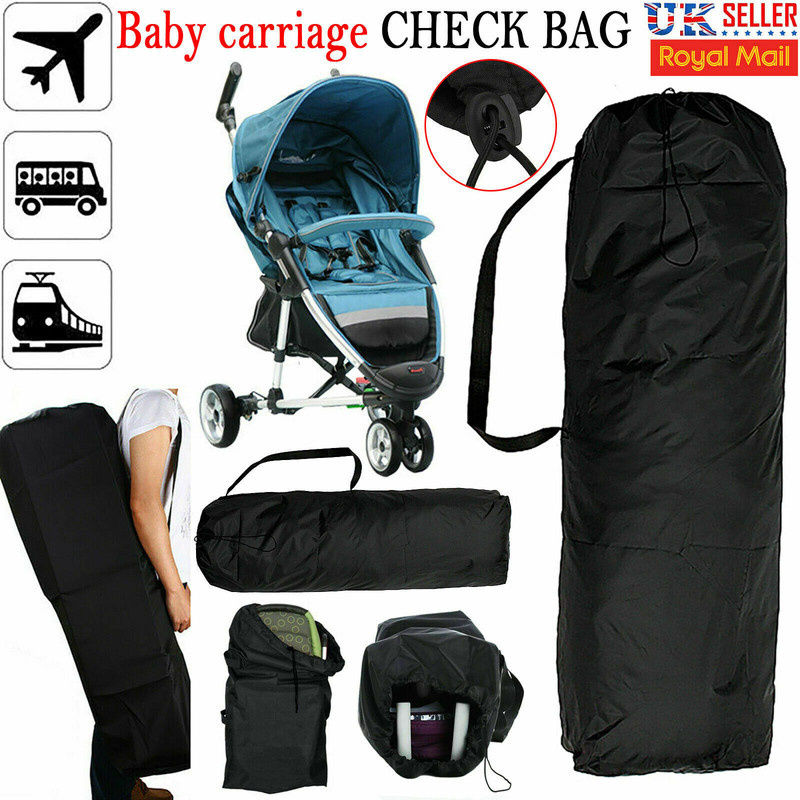 Waterproof Pushchair Buggy Travel Bag Umbrella Stroller Cover Pram Gate Check UK 