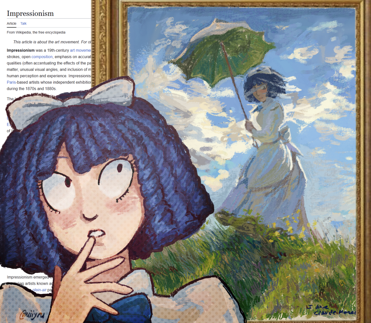 Impressionism tribute Monet