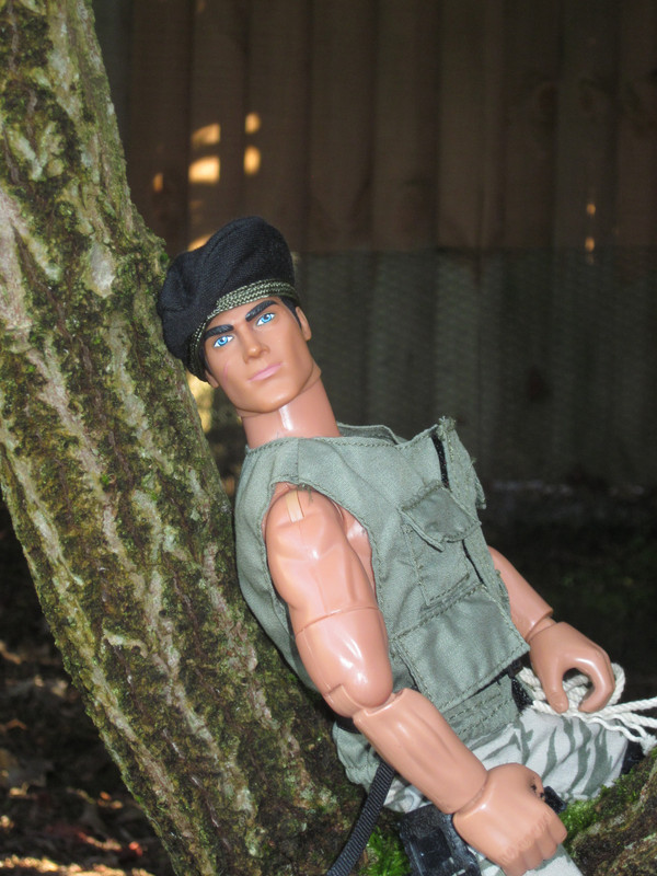 My Action Man posing in the garden    (Ackie88) IMG-1007