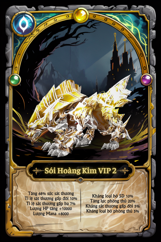 Sói Hoàng Kim VIP Cấp 2