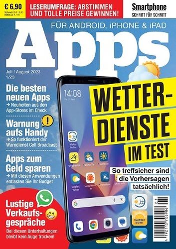 Shartphone Apps Magazin als digitale schritt für schritt Magazine No 01 Juli-August 2023
