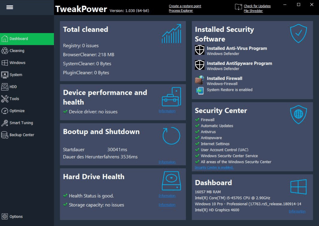TweakPower 2.020 Multilingual