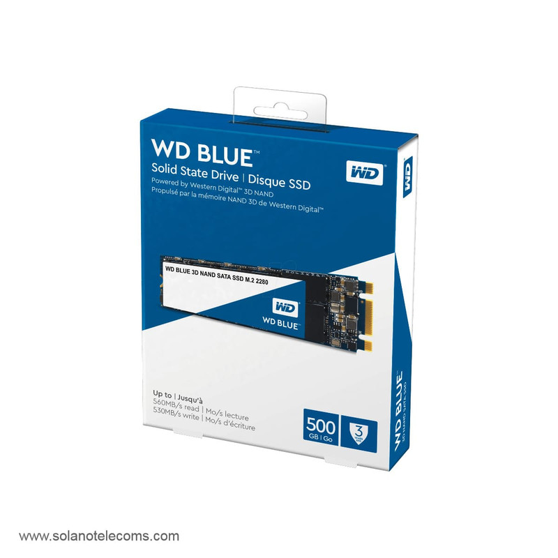 WD Blue 3D NAND SATA SSD – Unidad en estado sólido – 500 GB WD Blue 3D NAND SATA SSD – Unidad en estado sólido – 500 GB
