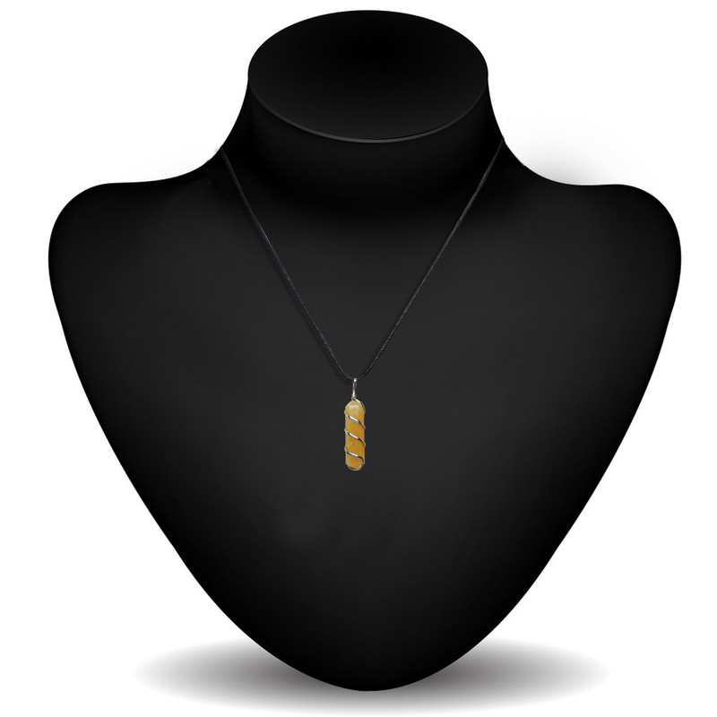 Golden Calcite Pendant