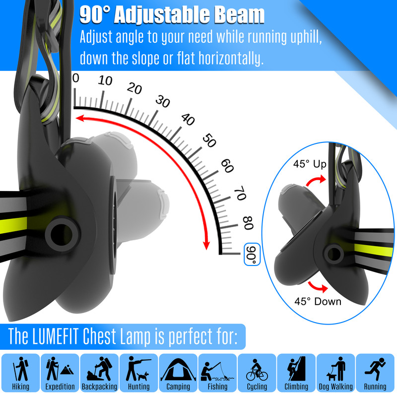 Reflective LUMEFIT running harness