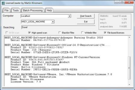 LicenseCrawler 2.5.2604 Multilingual Portable