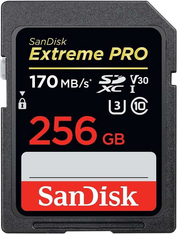 Tarjeta SD SanDisk Extreme PRO 256gb y 128gb Amazon 
