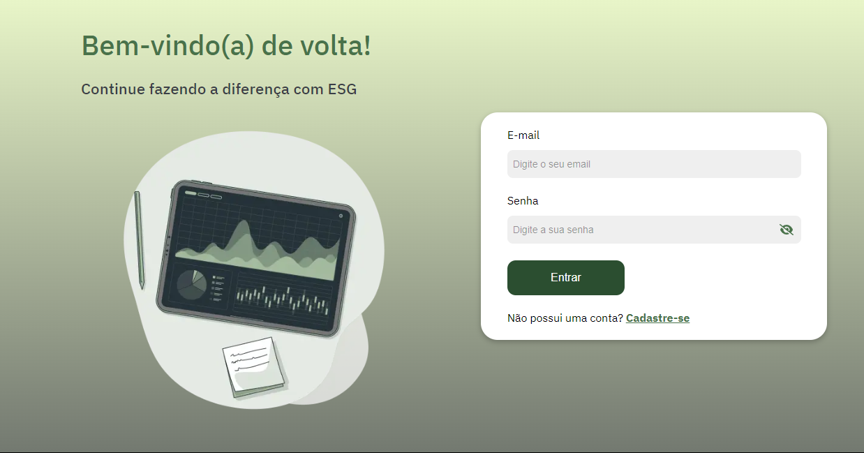 Relatório de diagnóstico ESG