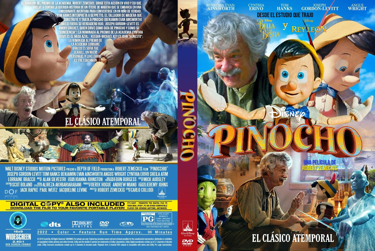 Pinocho [Pinocchio] 2022 WEBRip 1080p Ligero ZS