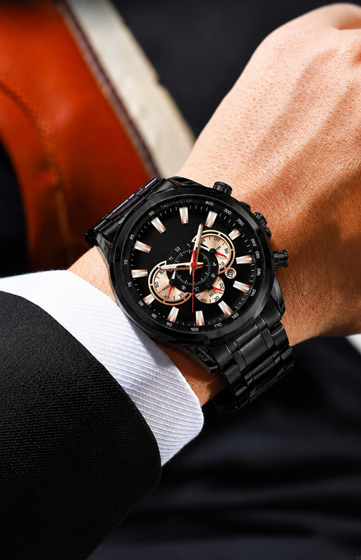 Binbond Men Chain Wristwatch full set