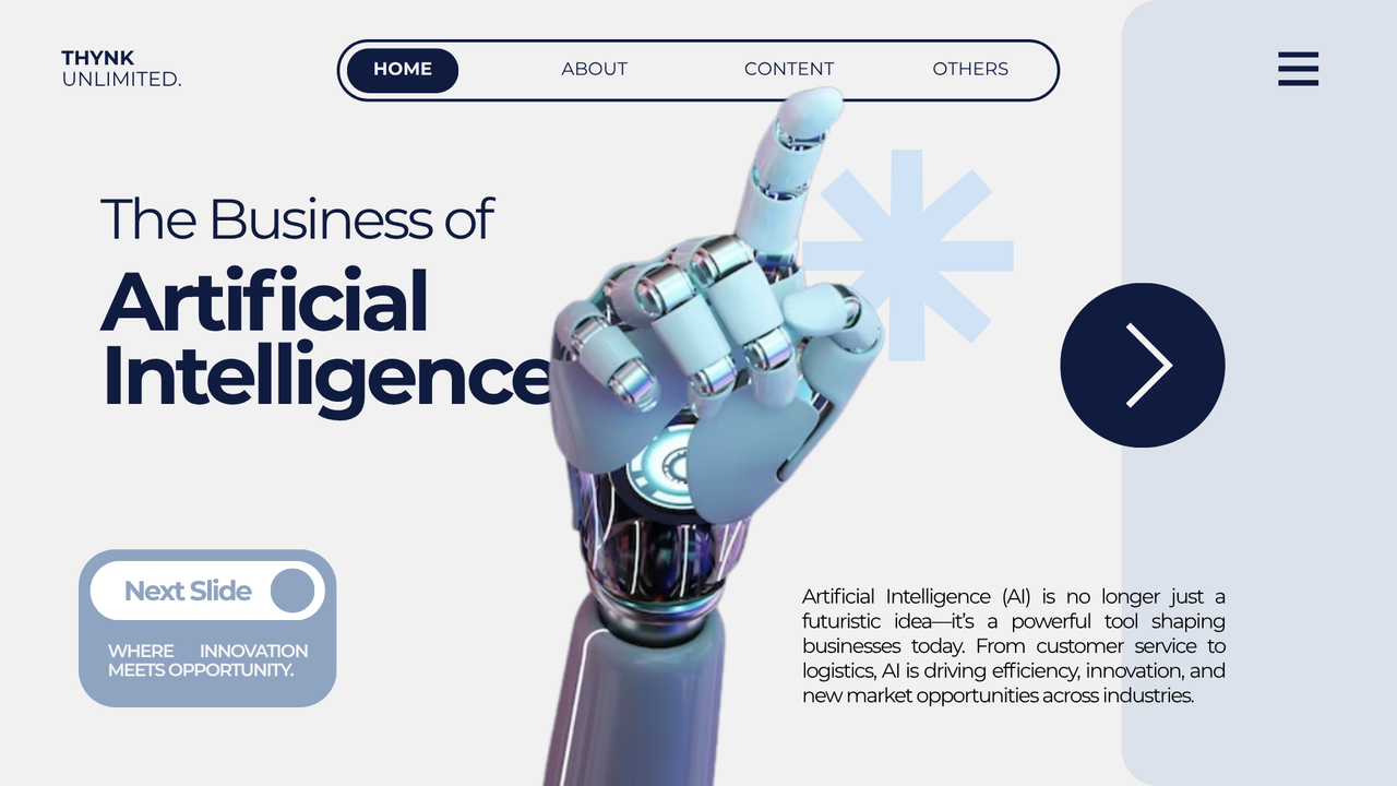 Blue and White Modern Digital Privacy Presentation