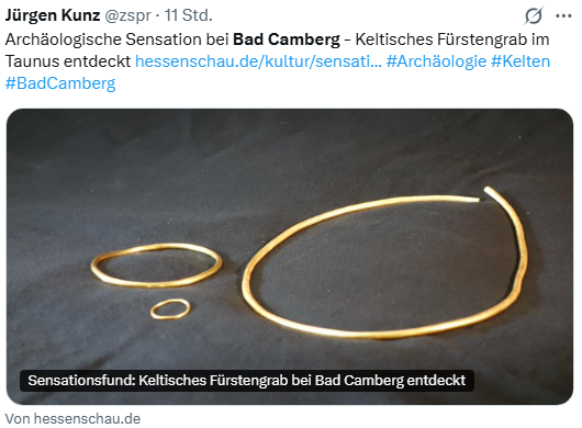 Funde im Keltenfürstengrab in Bad Camberg