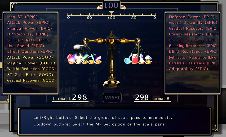 A screenshot of the scale menu in Astlibra