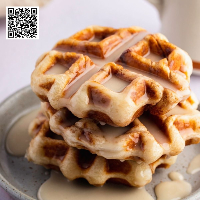 Creative Cinnamon Roll Waffle Kids Will Love