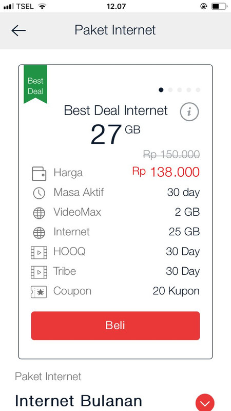 Promo Paket Data Telkomsel