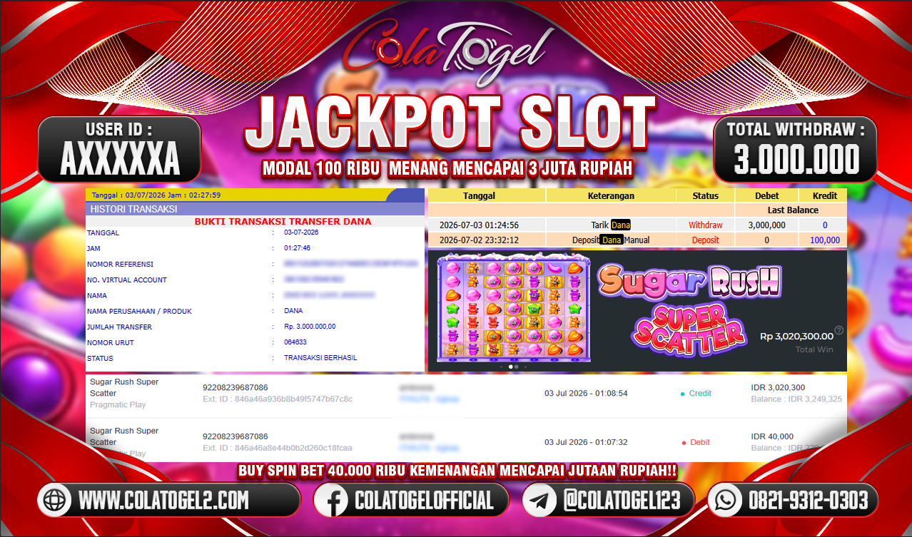 JACKPOT SLOT GACOR!!