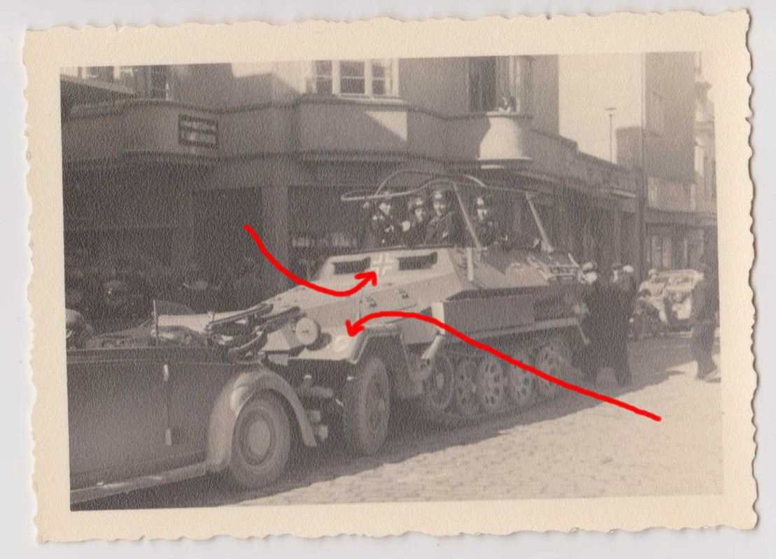Original Foto Schützenpanzerwagen Sd. Kfz. 251-3