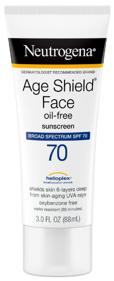 Neutrogena Age Shield Face SPF70 3本セット Neutrogena Age Shield Face Sunscreen SPF 70 3 oz (Pack of 3