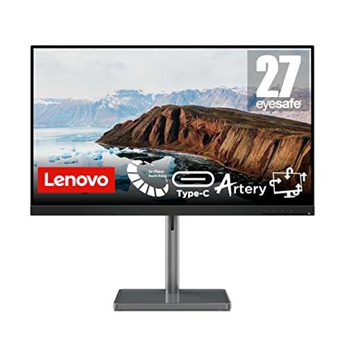 Amazon:Monitor lenovo FHD 27 usbc 