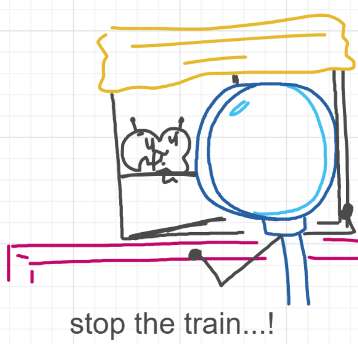 A panel from The Prime Number Few, episode eight of the Board Boards object show by Furretwalk/WalkingFurret.
