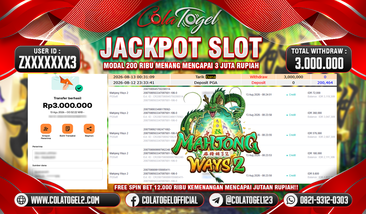 JACKPOT SLOT GACOR!!