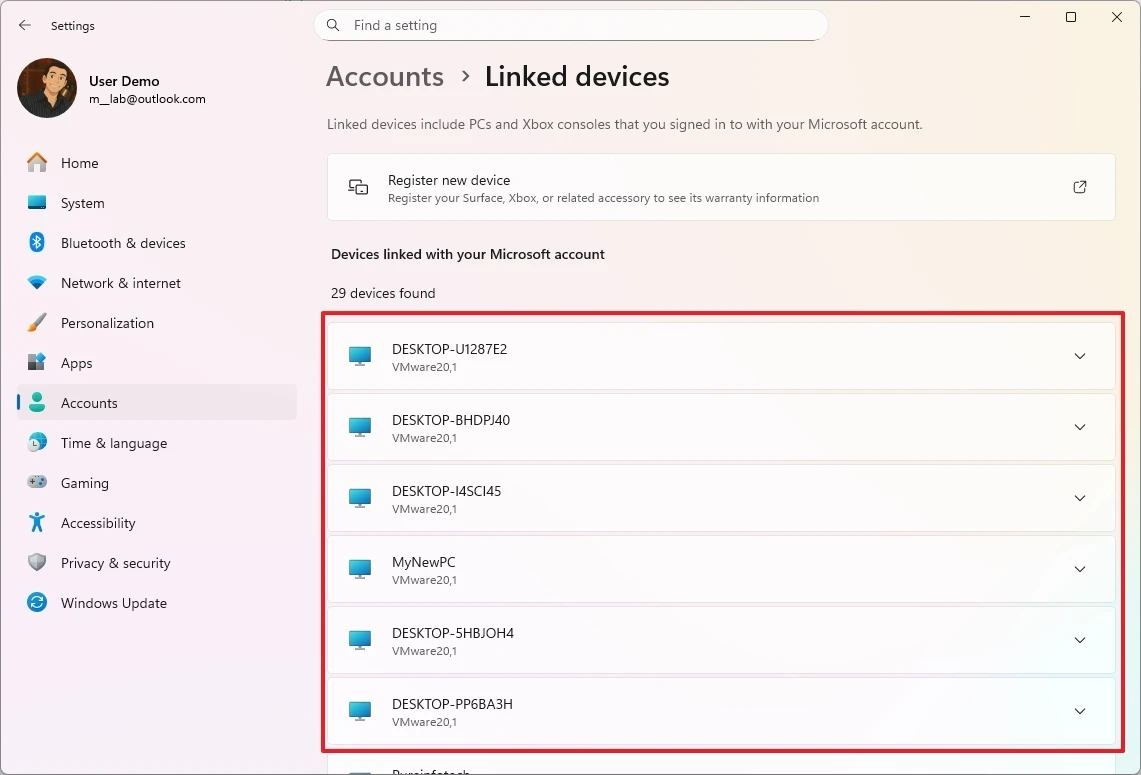 Settings > Accounts > Linked devices থেকেও এই লিস্টটা দেখতে পারবেন