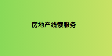 房地产线索服务