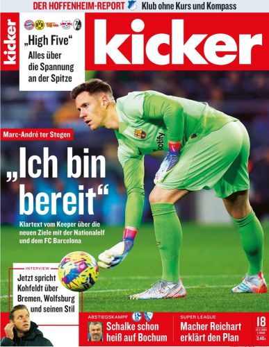 Cover: Kicker Sportmagazin No 18 vom 27  Februar 2023